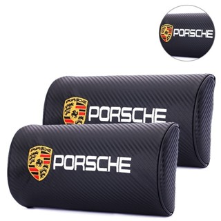 Porsche 碳纖維 頭枕｜汽車頭枕 座椅頭枕 靠頭枕 護頸枕｜保時捷 911 Cayenne Macan 凱燕