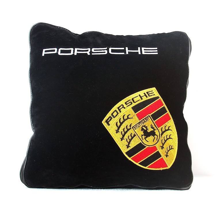 Porsche 涼被抱枕｜抱枕被 車用被 抱枕毯 毛毯被｜保時捷 911 Cayman Boxster Cayenne