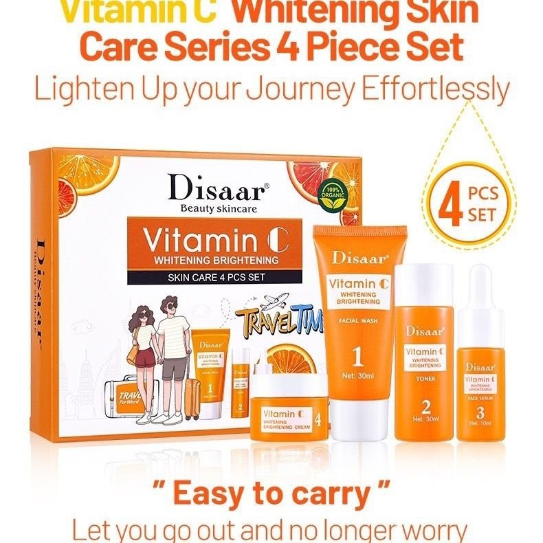 Disaar Vitamin C Skincare Set Moisturizing Anti-aging Portab