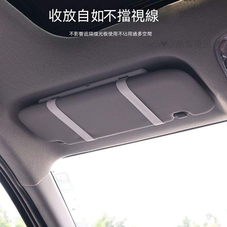 台灣熱賣🔥三檔調節車載遮陽化妝鏡高清鏡面LED觸摸開關車載補光安裝方便