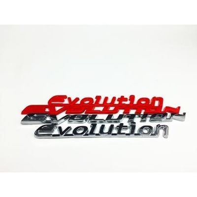 Mitsubishi三菱車貼 翼神 菱悅V3 改裝 EVO EVOLUTION 車標 立體車尾標貼 汽車裝飾 汽車貼 汽