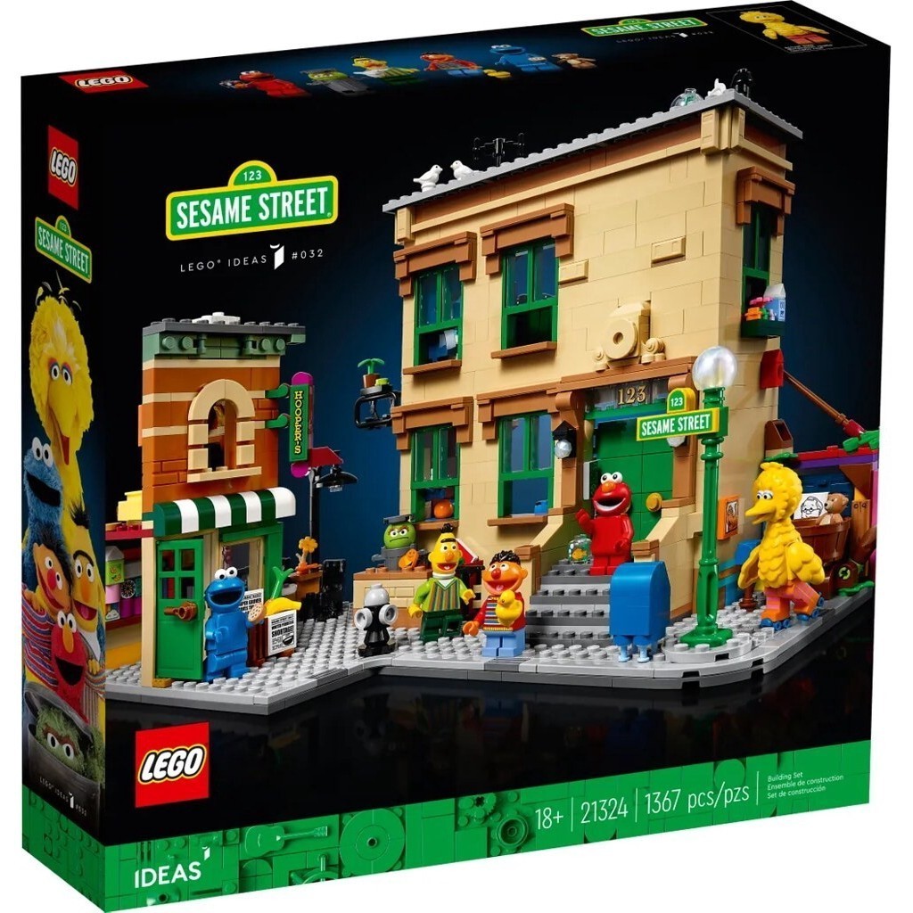 LEGO 21324 IDEAS系列 123芝麻街【必買站】樂高盒組