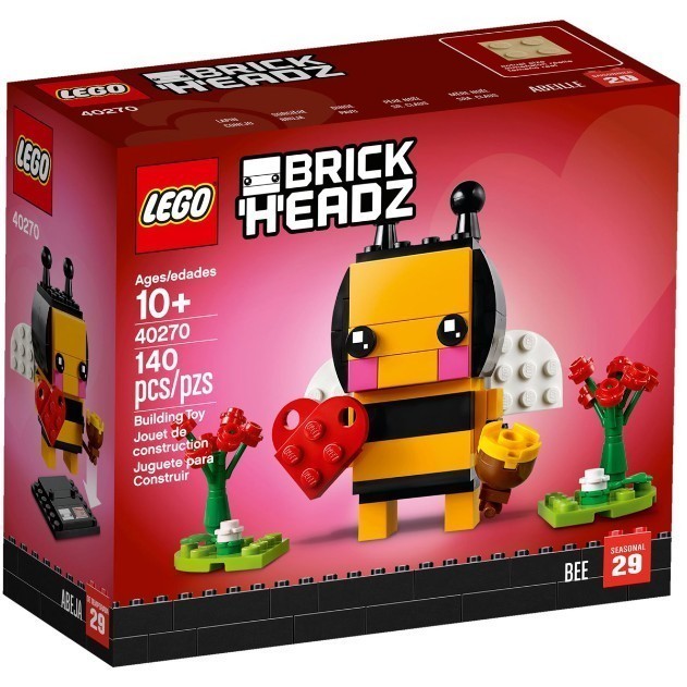 LEGO 40270 大頭系列 情人節蜜蜂【必買站】樂高盒組