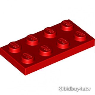 LEGO零件 薄板磚 2x4 3020 紅色 302021【必買站】樂高零件