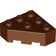 LEGO零件 楔形磚 3x3 30505 紅棕色 6096217【必買站】樂高零件