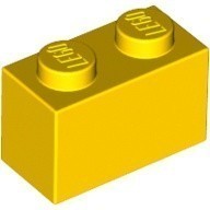 LEGO零件 基本磚 1x2 3004 黃色【必買站】樂高零件