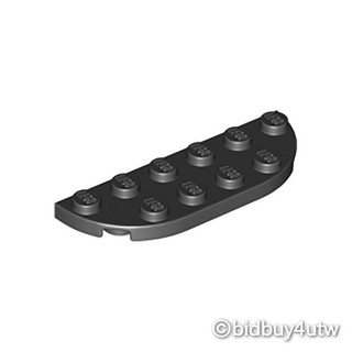 LEGO零件 圓形平板 2x6 18980 黑色 6105963【必買站】樂高零件