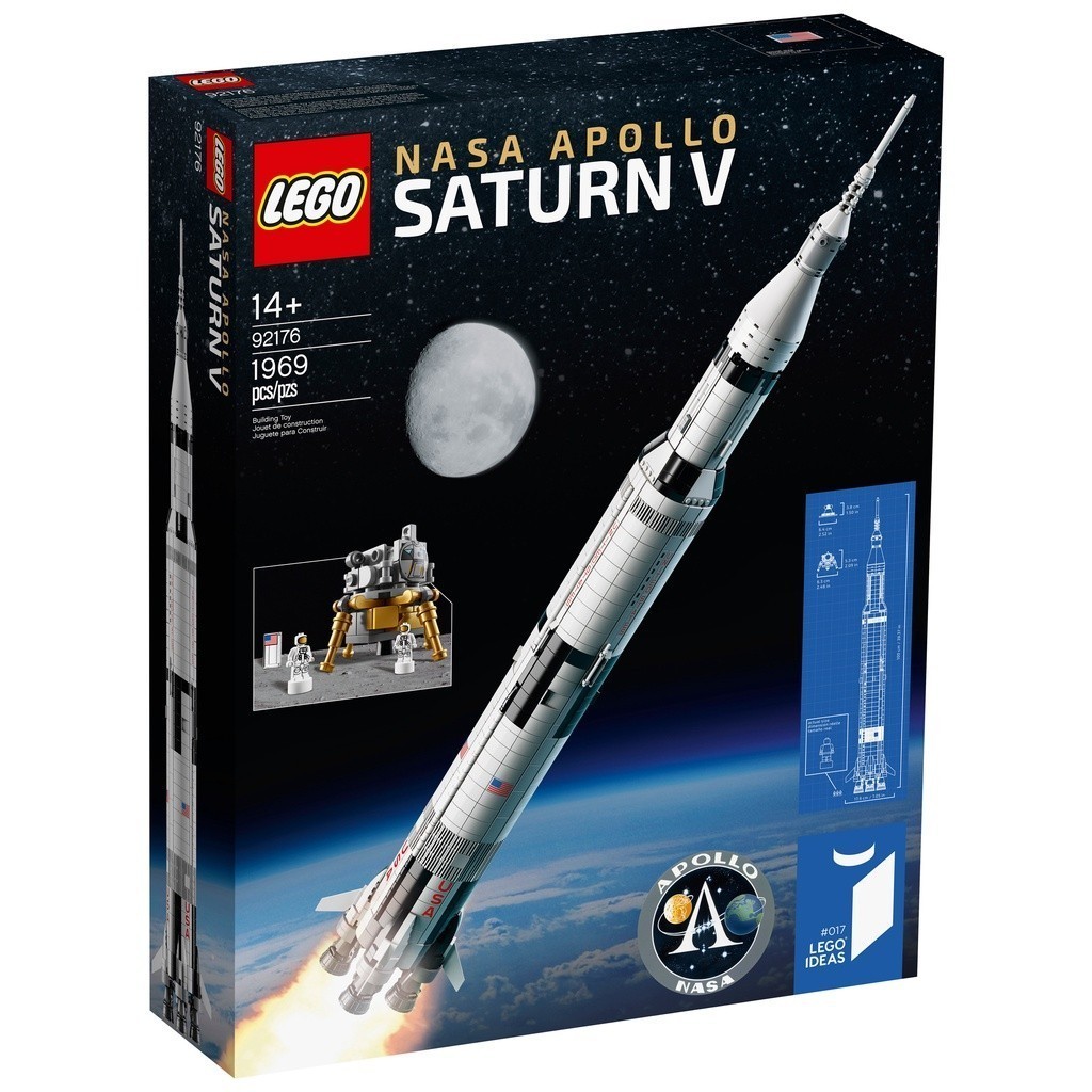 LEGO 92176 IDEAS系列 NASA Apollo Saturn V【必買站】樂高盒組