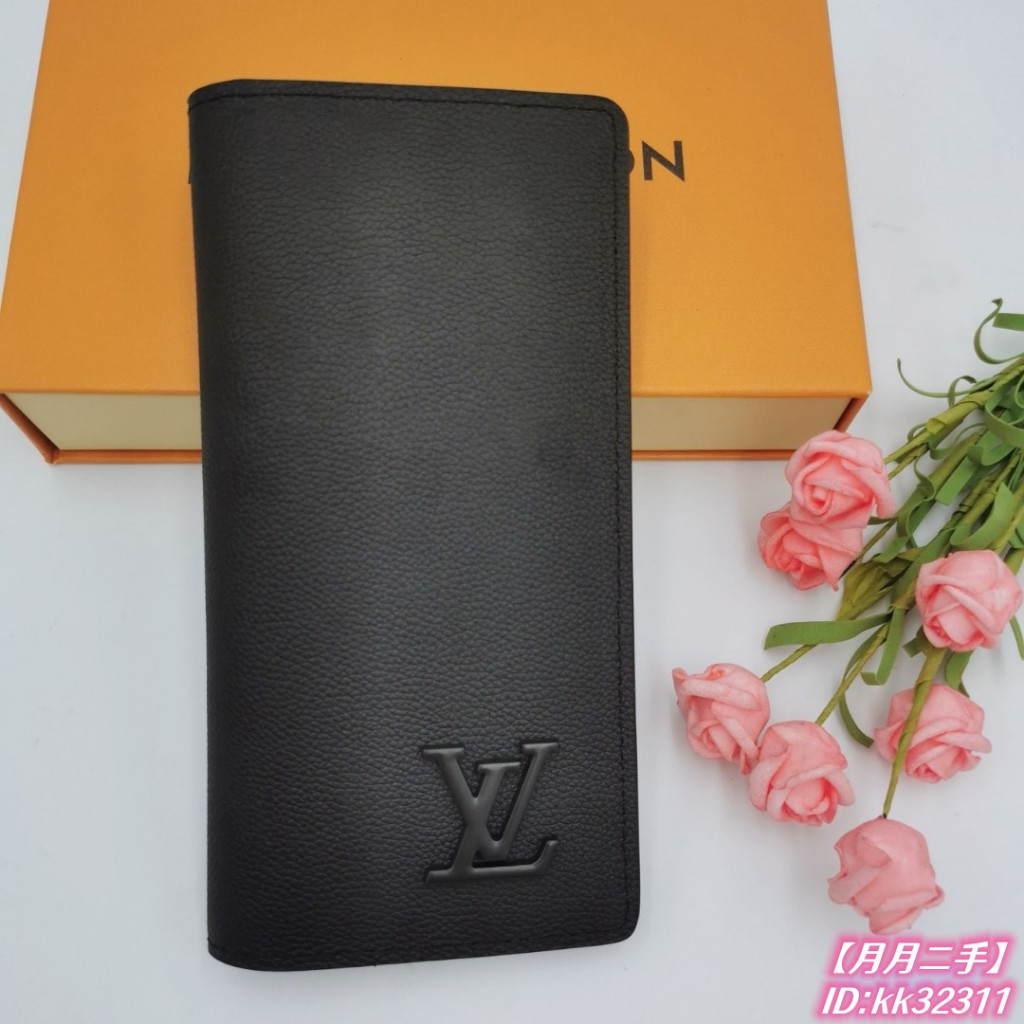 【二手】LV 路易威登 PORTEFEUILLE BRAZZA 男士 對折長夾 錢包 M69980