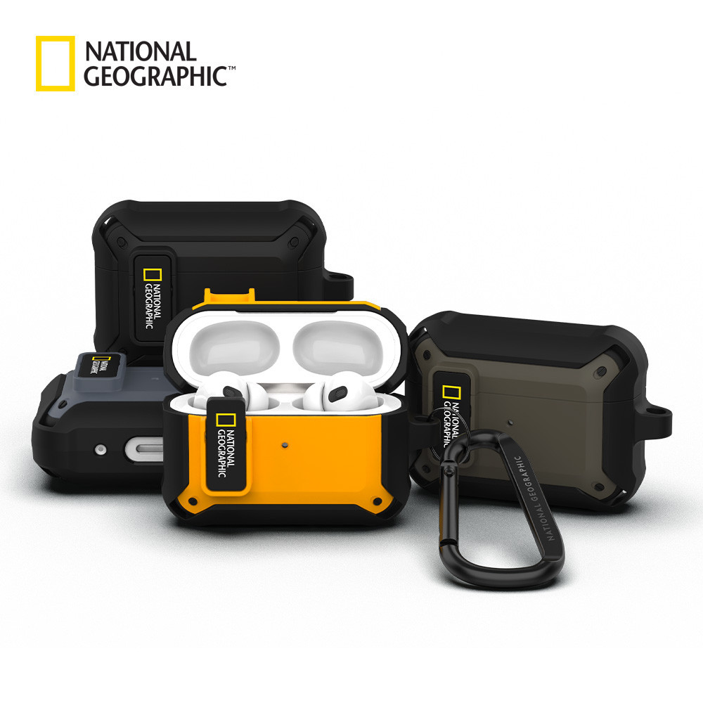 【National Geographic 國家地理】AirPods系列 卡扣式 保護殼 RuggedBumper現貨供應