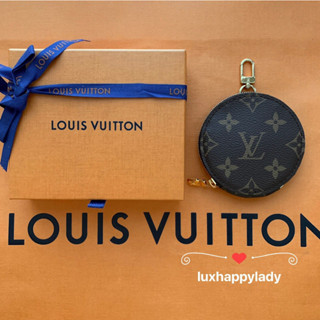 二手精品 路易威登 LOUIS VUITTON Monogram 圓餅錢包 圓形錢包 包包吊飾 配件 拉鏈零錢包