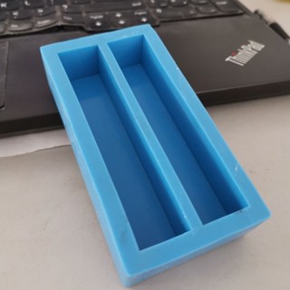 小百合模 雕牙石膏條陰模 2*2*10cm石膏塊模具 2倍雕牙蠟塊模具 矽膠模型展示模型