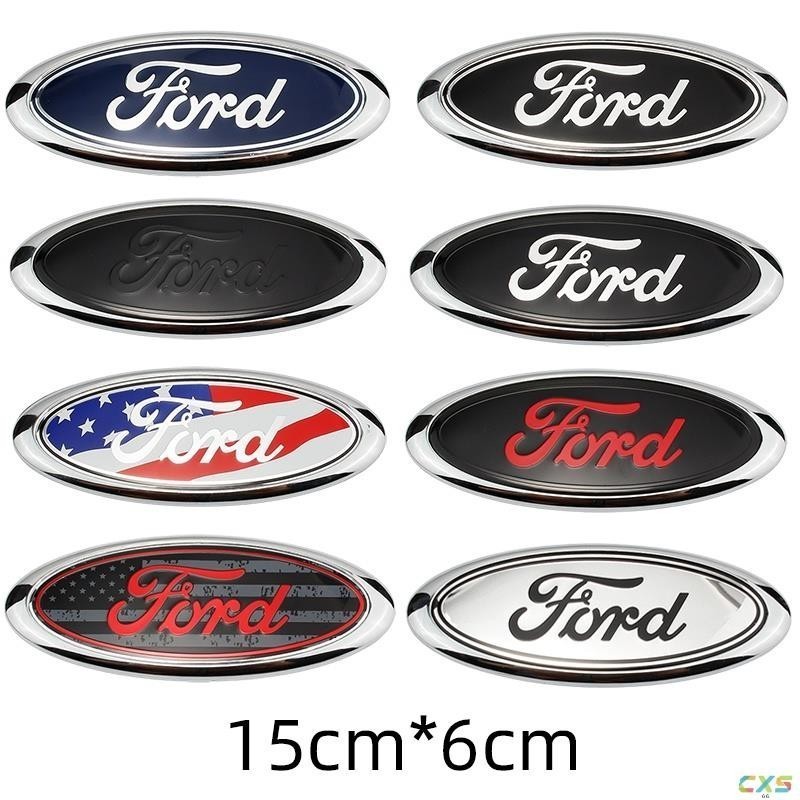 適用於15CM*6福特FORD老款蒙迪歐前後標車貼福克斯嘉年華後尾車標