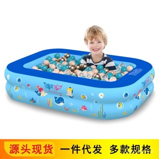 【哆哆購戶外】新款充氣遊泳池1.2米夏季兒童泡澡池傢用海洋球池戶外PVC三層免運