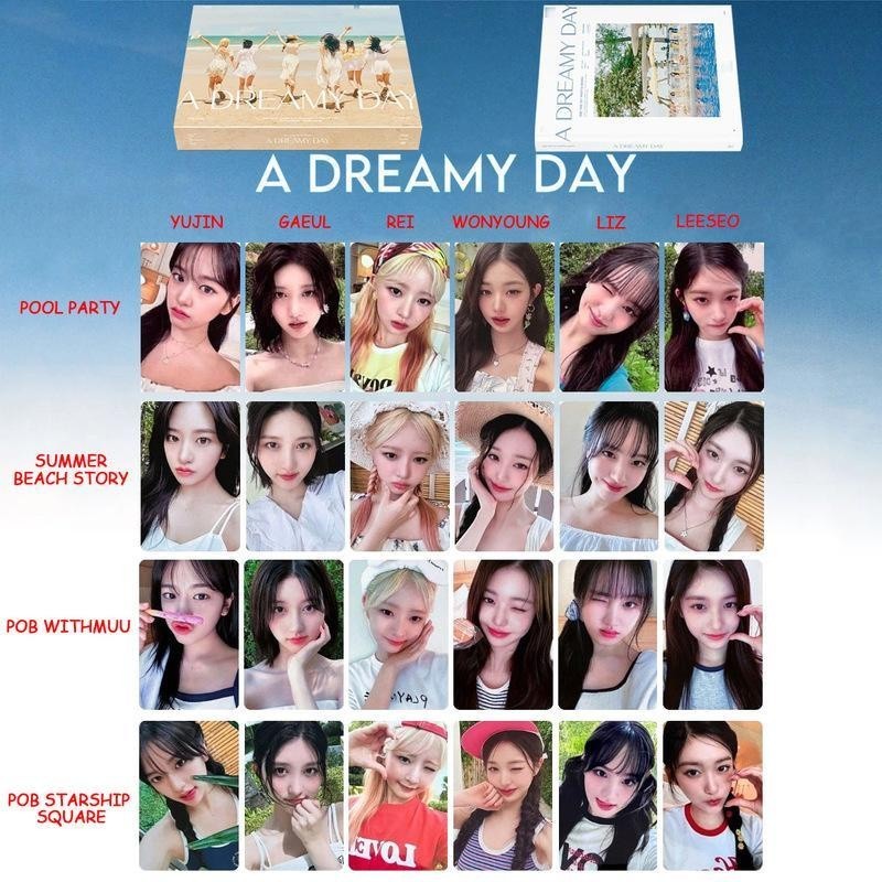 ☀滿159發貨☀IVE芙A DREAMY DAY寫真集小卡YUJIN WONGYONG張元英GAEUL金秋天 追星必備