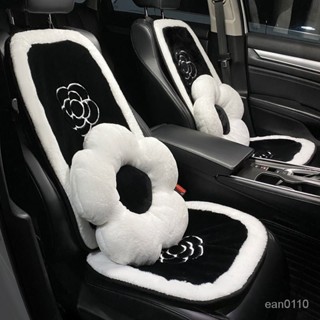 爆款上新 汽車椅套 汽車坐墊 冬季毛絨四季通用卡通可愛女神單片車墊ins網紅座椅座套