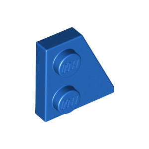 [樂磚庫] LEGO 24307 楔形 平版型 藍色 2x2 6189202