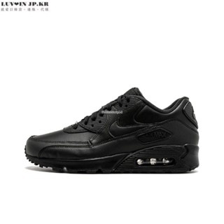 Nike Air Max 90 Leather Black 全黑 黑 男女休閒運動慢跑鞋 302519-001