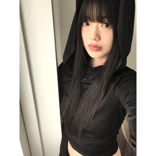 Codibook｜韓國 wonderwonder 短版連帽長袖上衣［預購］長袖上衣 女裝