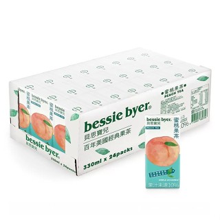 BESSIE BYER PEACH TEA 貝思寶兒蜜桃果茶330 CA124420 COSCO代購 單次運費限購一組