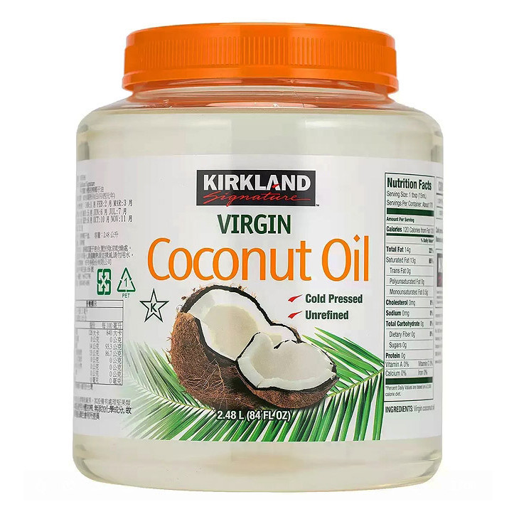 科克蘭冷壓初榨椰子油 每罐2381公克 C1076366 COSCO代購