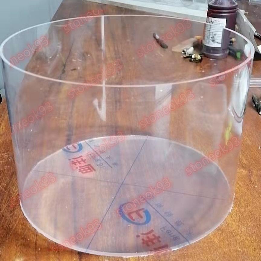 透明有機玻璃管亞克力圓形鳥籠防濺托盤300*200*3 尺寸方形可定制🔥激情熱賣666
