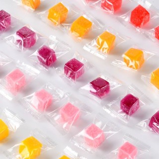 芒果糖 軟糖 芒果糖軟糖網紅零食辦公室休閑食品獨立包裝水果味糖果軟糕批發 芒果味軟糖 水果味糖 小糖果 小方糖