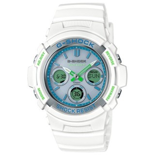 【CASIO】卡西歐 G-SHOCK 電波錶 運動 手錶 AWG-M100SWG-7A 防水200米 台灣卡西歐保固一年