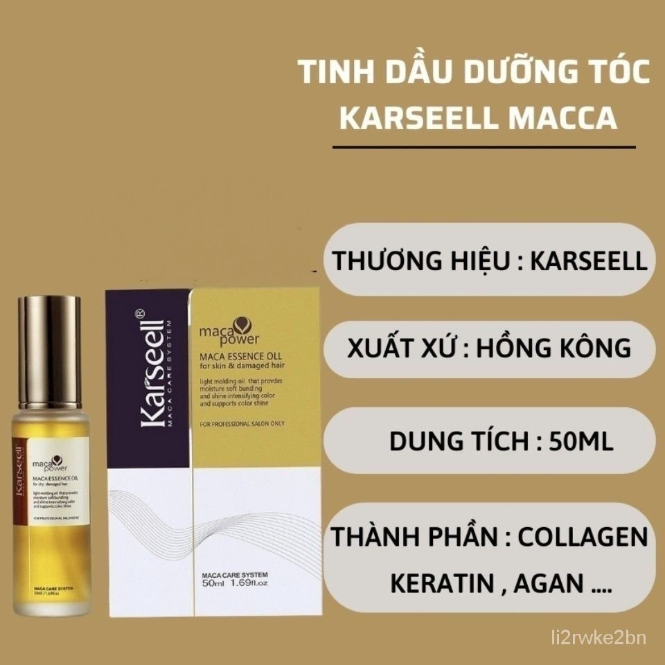 👍Collagen Karseell越南髮膜修複護髮精油Tinh dầu dưỡng tóc👍