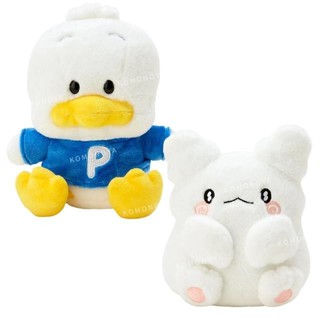 【現貨】小禮堂 Sanrio 三麗鷗 絨毛玩偶娃娃 S (經典款) 貝克鴨 花丸