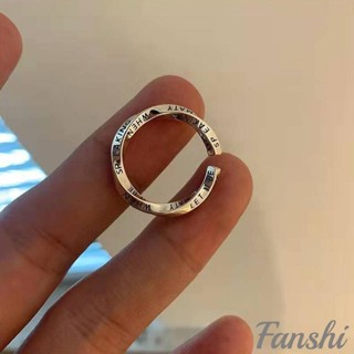 Fanshi｜鈦鋼戒指｜莫比烏斯戒指 素圈 轉運戒指 男生戒指 戒指男 復古戒指 情侶戒指 食指戒指 男戒 指環 戒子