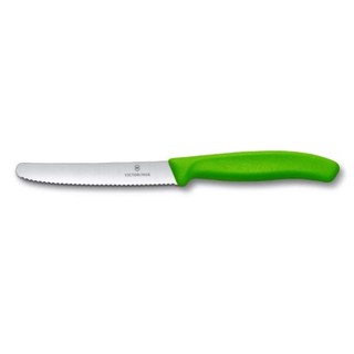 【Victorinox 瑞士維氏】SWISS CLASSIC 蔬果廚刀及餐刀-綠(6.7836.L114) 墊腳石購物網