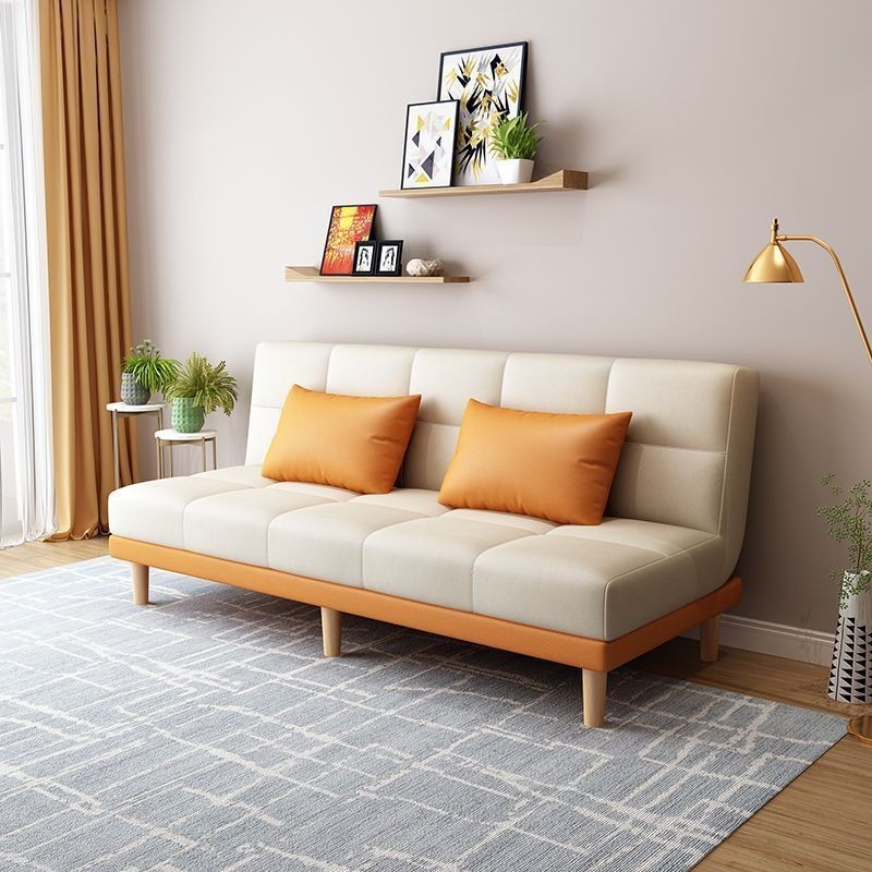 北歐科技布沙發可折疊多功能簡易小戶型客廳租房網紅沙發兩用單人