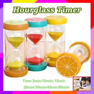 丸子精選3/10/15/20/30/45/60 Minutes Fruit Hourglass Set Timer No