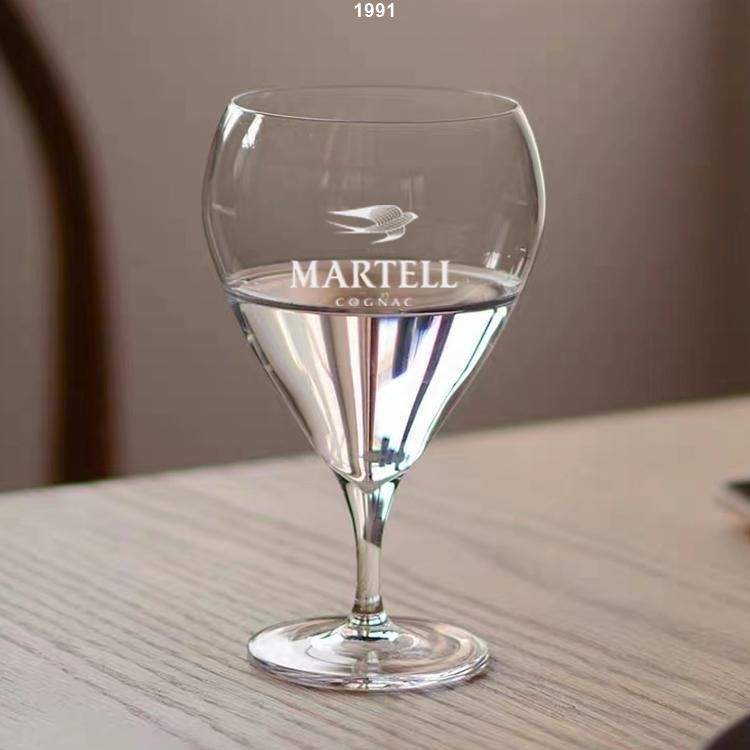 客製化【玻璃杯】水滴玻璃杯 同款訂製 刻字 網紅香檳杯 高腳水晶甜酒杯/1991