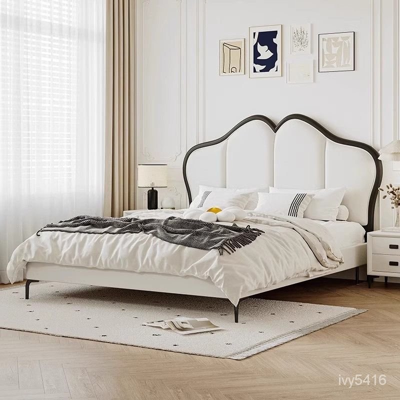 床架✨ 高床 蝴蝶床架 現代床架 日式床架 婚床 輕奢現代簡約床架 真皮床架 大床床 現代床架 軟包床 可愛床 大床