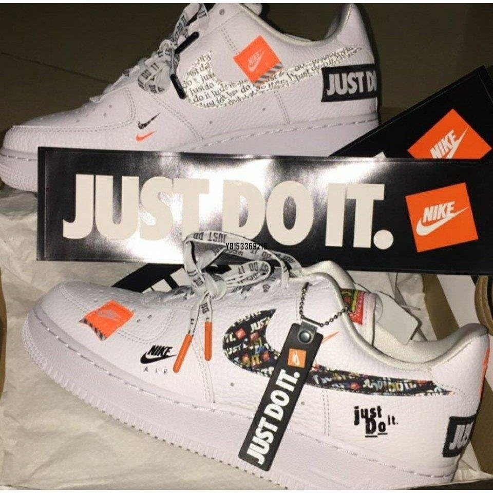現貨 Nike Air Force 1 07 JDI PRM 文字 拼貼 AF1 男女 AR7719-100潮鞋