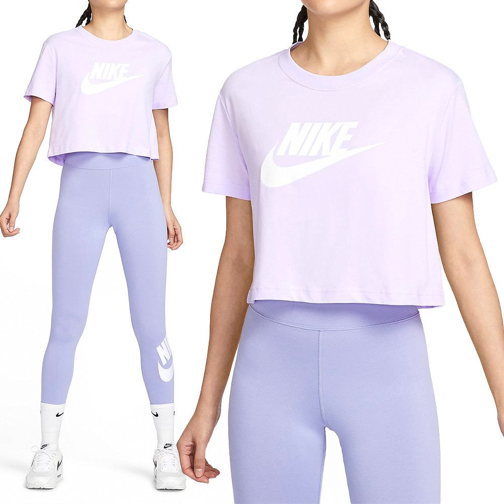Nike AS W NSW CLUB CRP TEE FTRA 女款 紫色 上衣 運動 短袖 BV6176-511