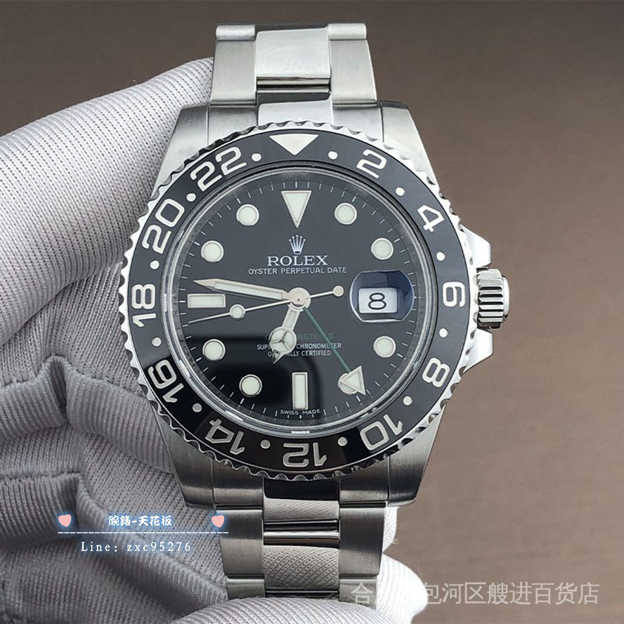 勞力士 現貨Rolex格林尼治116710鋼款男士自動機械手腕錶 現貨腕錶