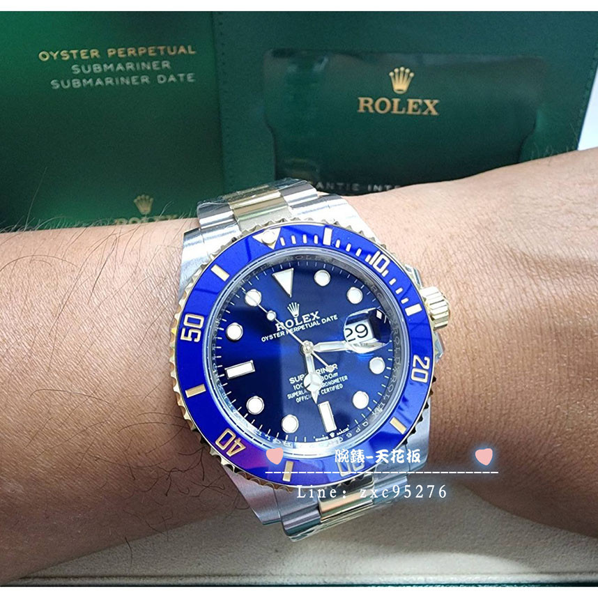 Rolex 勞力士 藍水鬼 藍面 半金 41Mm 3235 126613Lb 22.04 116613腕錶