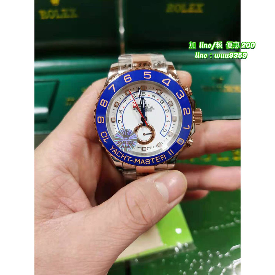 Rolex JF廠 勞力士遊艇名仕型系列116681-78211 白盤腕錶 機械男錶直徑：44mm