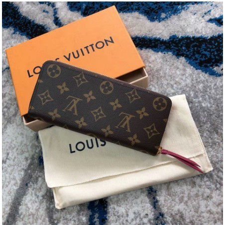 LOUIS VUITTON LV 女士 零錢包 拉鏈包 長夾 CLÉMENCE 錢包 M62647 M60742 現貨