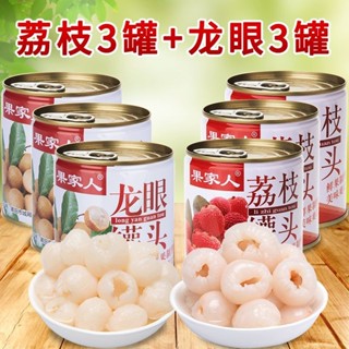 臺灣現/貨✨ 罐頭 水果罐頭 【口味可自選】糖水荔枝罐頭龍眼罐頭水果罐頭多種口味商用312g