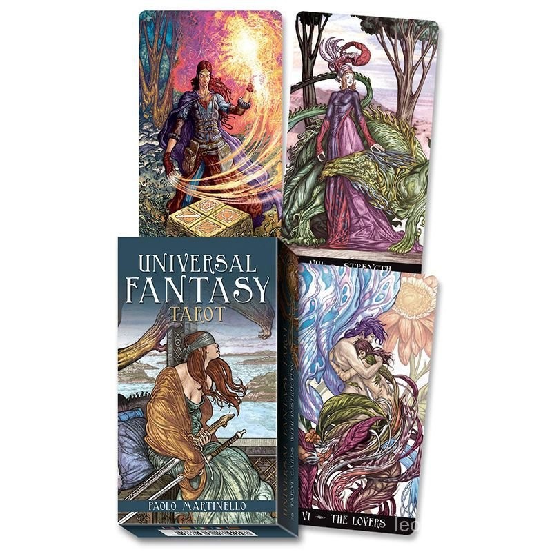 【塔羅牌】範特西塔羅Universal Fantasy Tarot正版進口英文版韋特塔牌羅塔