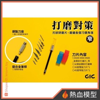 [熱血模型] GIC GP-01 研磨筆刀 窄版