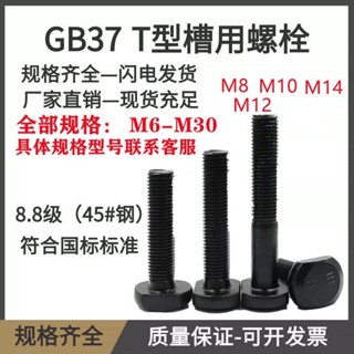 M8M10M12M1416182045#鋼T型螺絲沖床銑床螺桿螺栓T形模具壓板螺絲