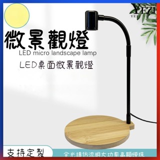 🐱🐶微景觀燈 魚缸燈 生態瓶燈 植物生長燈 苔蘚燈 造景燈 LED全光譜微景觀燈生態瓶燈植物生長燈補光燈苔蘚燈造景燈竹闆