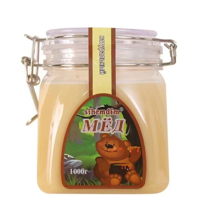 俄羅斯 進口 蜂蜜 天然 椴樹蜜 百花蜜 卡扣 大瓶 500g裝 1000g裝 雪蜜 無添加 包裝隨機