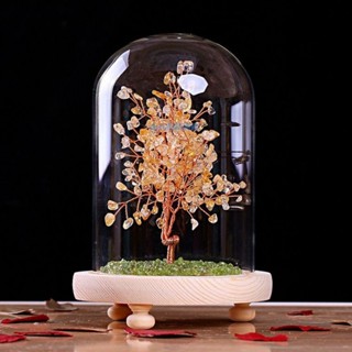 天然水晶 水晶樹 髮財樹 客廳擺件 天然水晶擺飾 工藝品 許願樹 生日禮物 開運小擺件 水晶發財樹 排除負能量 磁場淨化