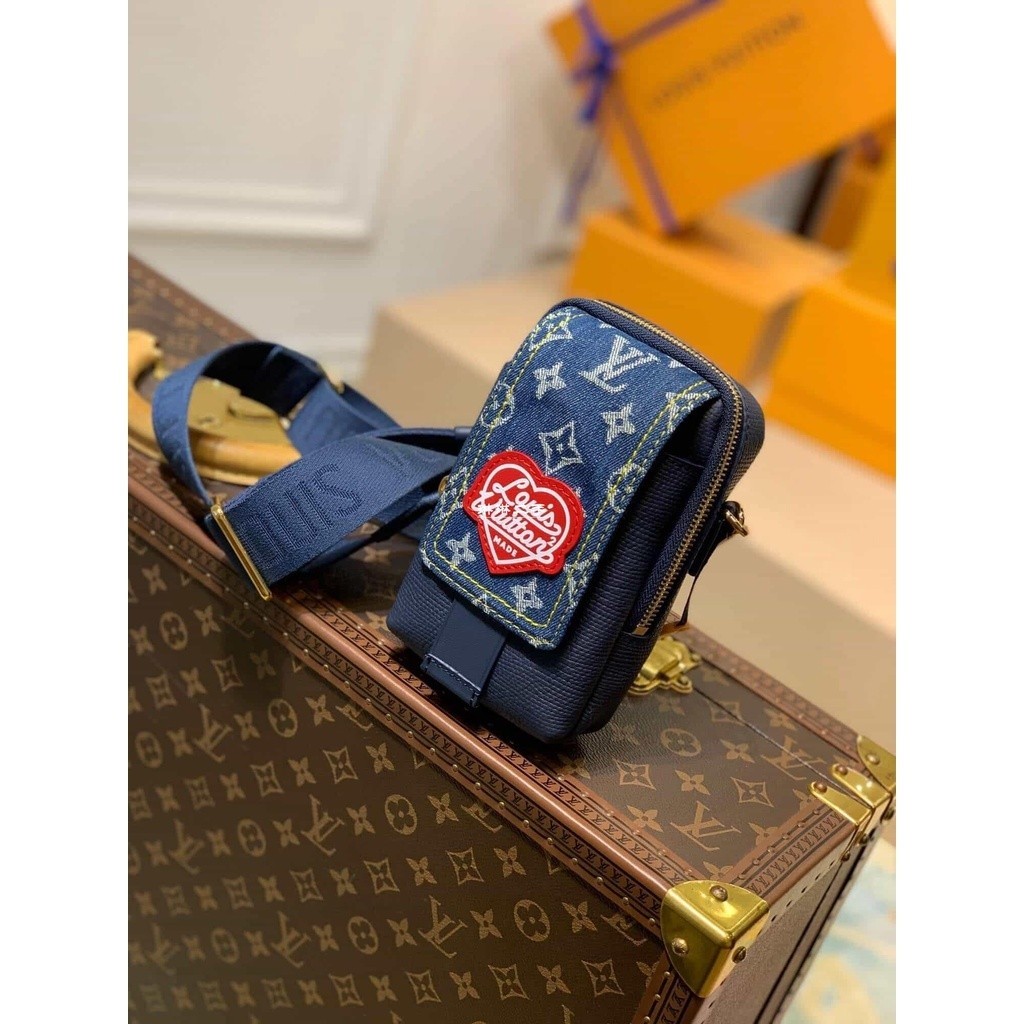 二手精品 Louis Vuitton LV Flap Double 手機包 M81060 單肩斜挎包